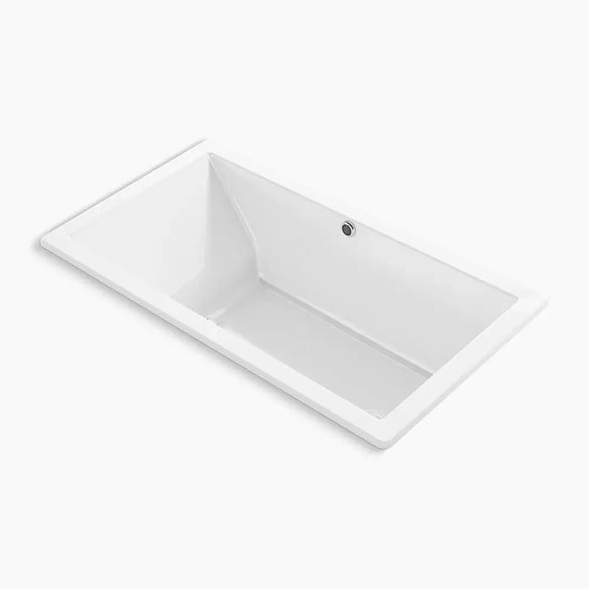 Kohler Underscore 66" x 36" drop-in Heated BubbleMassage air bath K-1173-GHW-0 - Plumbing Market