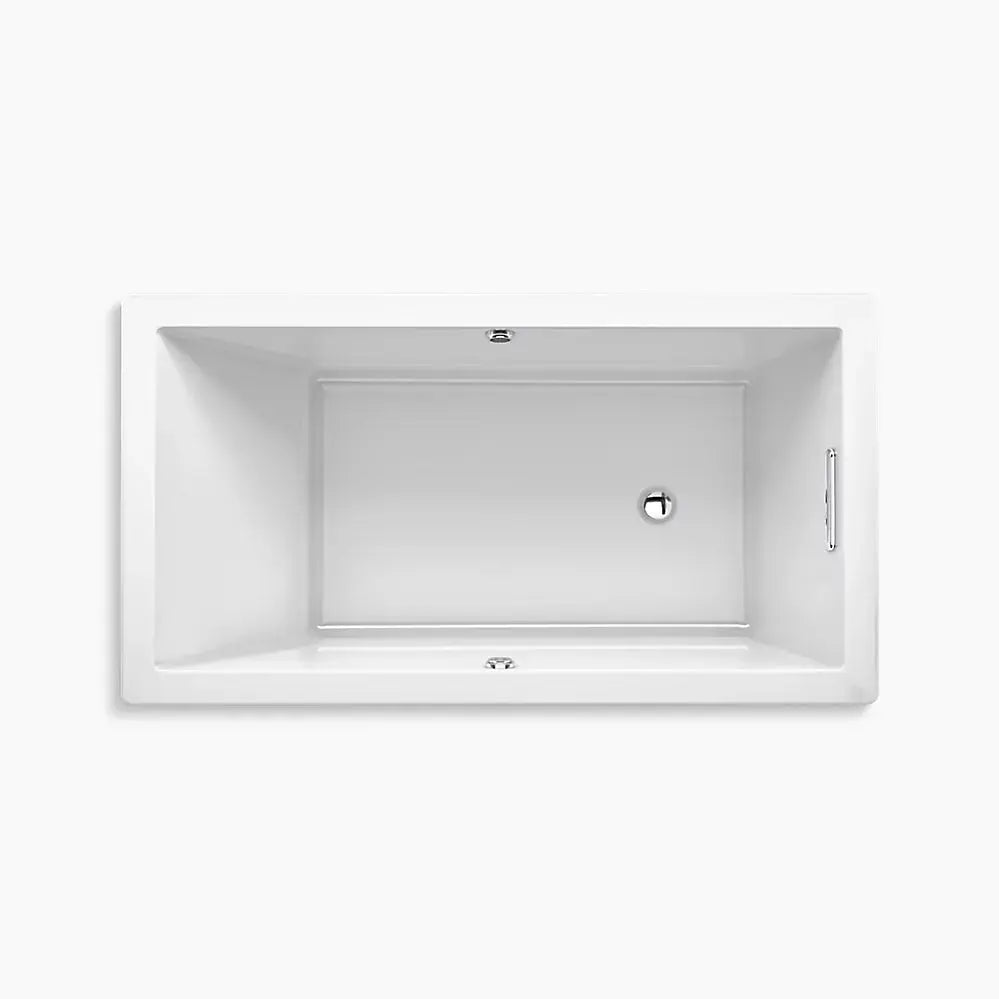Kohler Underscore 66" x 36" drop-in Heated BubbleMassage air bath K-1173-GHW-0 - Plumbing Market