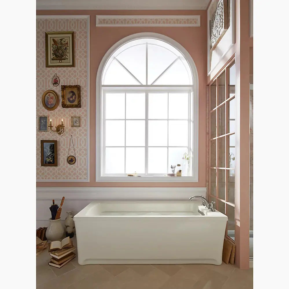 Kohler Underscore 66" x 36" drop-in Heated BubbleMassage air bath K-1173-GHW-0 - Plumbing Market