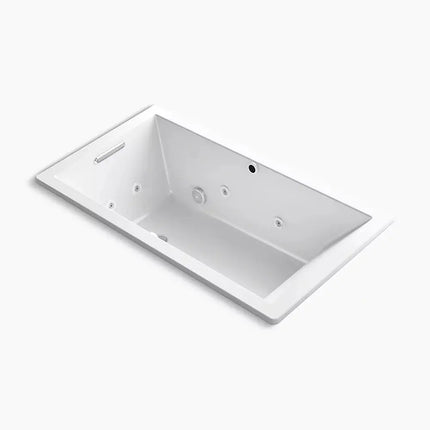 Kohler Underscore 66" x 36" drop-in Heated BubbleMassage air bath with whirlpool K-1173-XHGH-0 - Plumbing Market
