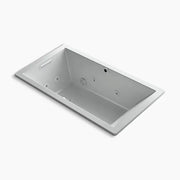 Kohler Underscore 66" x 36" drop-in Heated BubbleMassage air bath with whirlpool K-1173-XHGH-95 - Plumbing Market