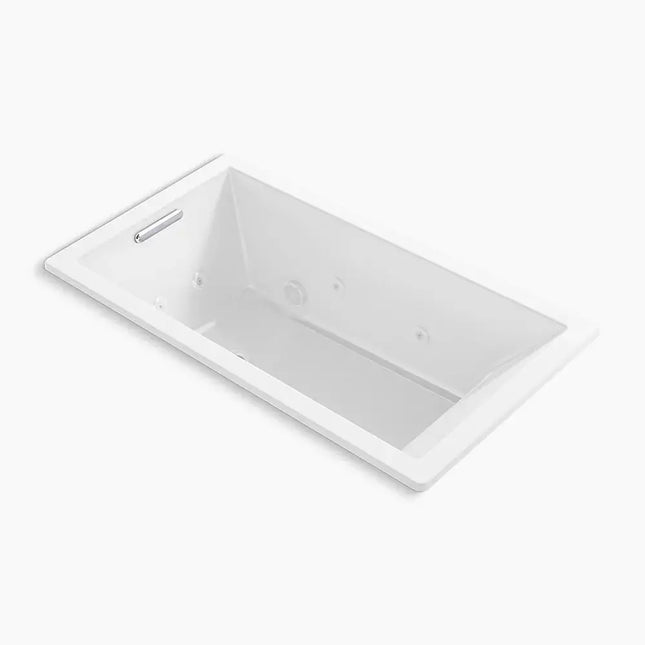 Kohler Underscore 66" x 36" drop-in heated whirlpool bath K-1173-JH-0 - Plumbing Market