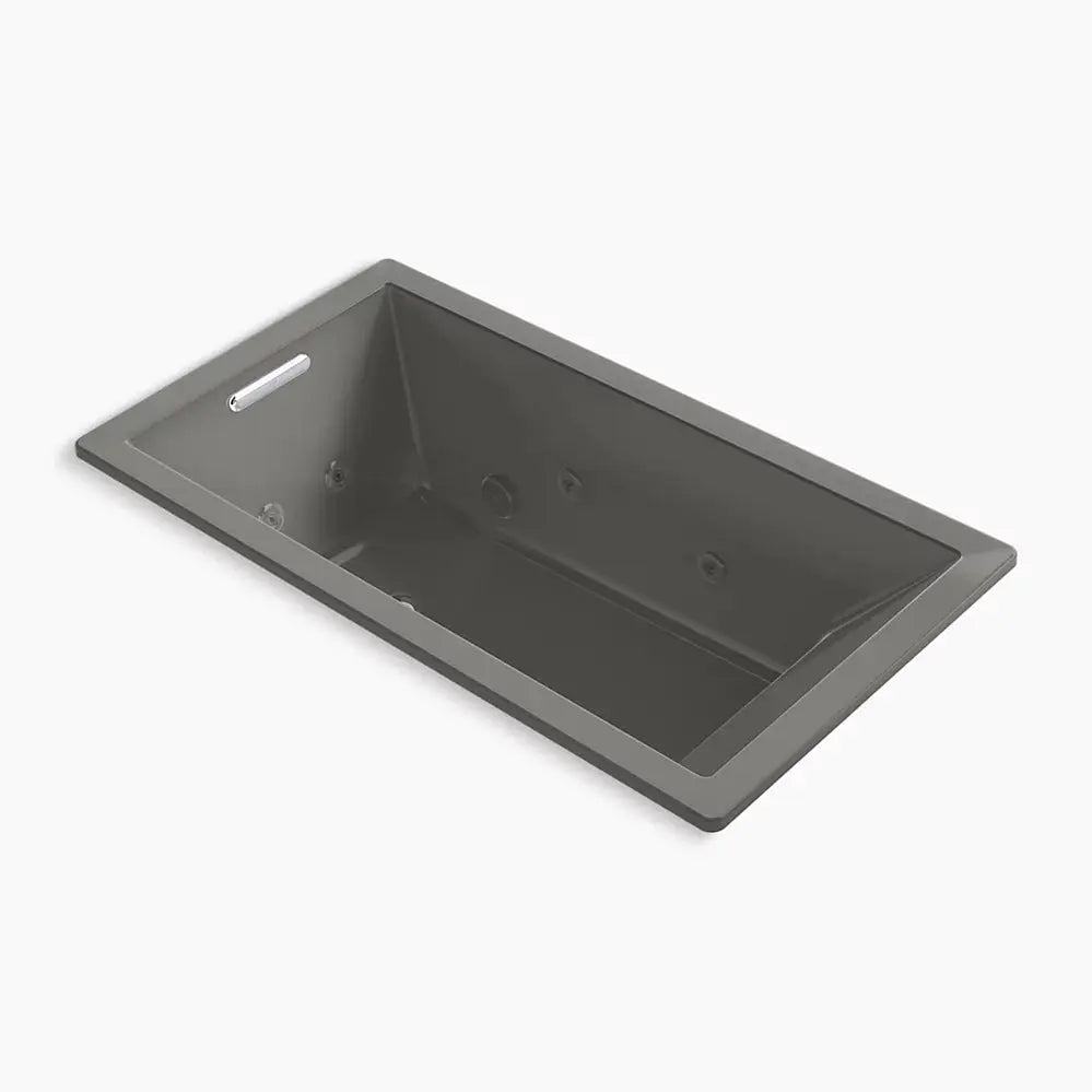 Kohler Underscore 66" x 36" drop-in heated whirlpool bath K-1173-JH-58 - Plumbing Market
