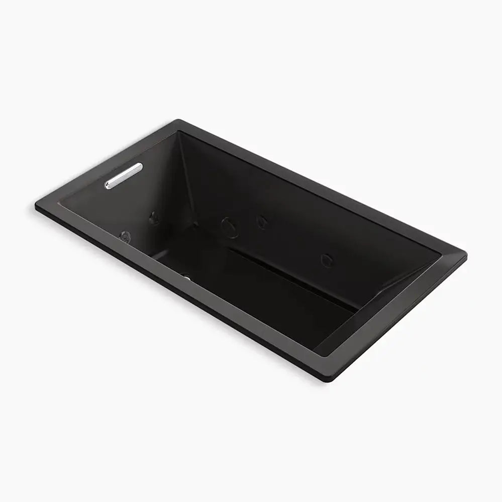 Kohler Underscore 66" x 36" drop-in heated whirlpool bath K-1173-JH-7 - Plumbing Market