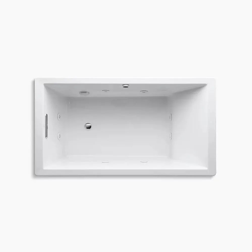 Kohler Underscore 66" x 36" drop-in heated whirlpool bath K-1173-JH-95 - Plumbing Market