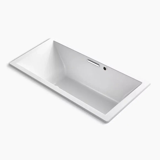 Kohler Underscore 72" x 36" drop-in Heated BubbleMassage air bath with Bask heated surface K-1835-GHW-0 - Plumbing Market