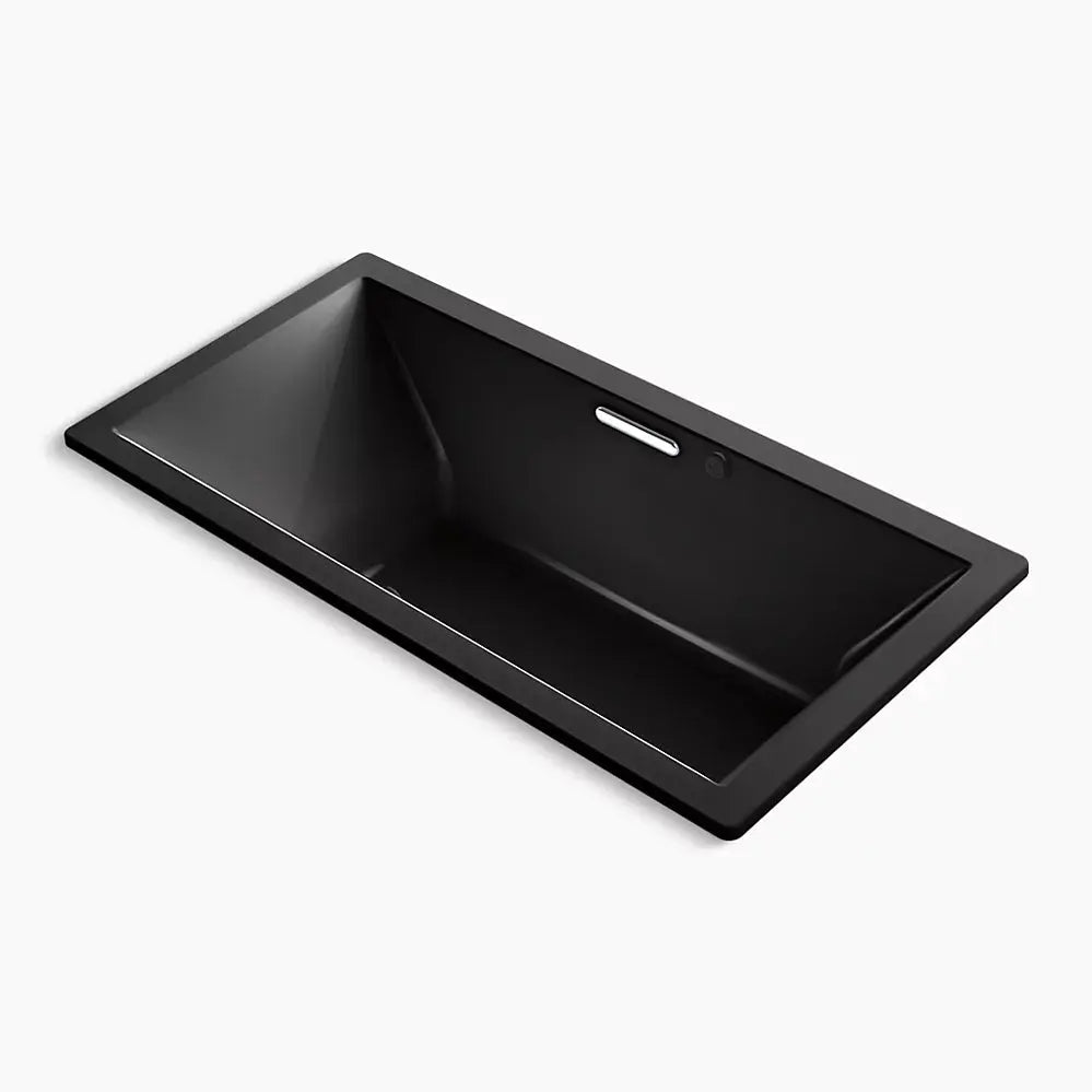 Kohler Underscore 72" x 36" drop-in Heated BubbleMassage air bath with Bask heated surface K-1835-GHW-7 - Plumbing Market