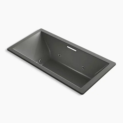 Kohler Underscore 72" x 36" drop-in Heated BubbleMassage air bath with whirlpool K-1835-XHGH-58 - Plumbing Market