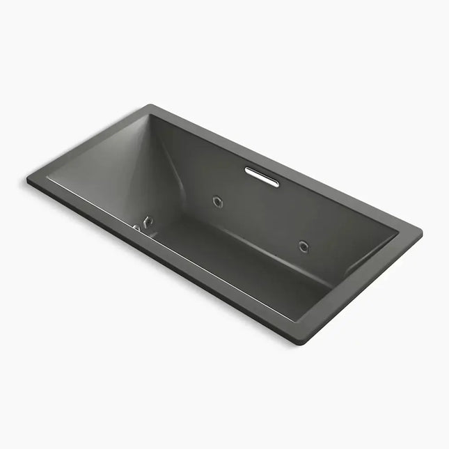 Kohler Underscore 72" x 36" drop-in Heated BubbleMassage air bath with whirlpool K-1835-XHGH-58 - Plumbing Market