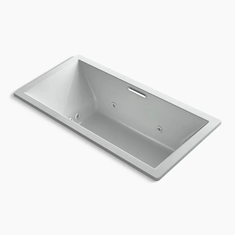Kohler Underscore 72" x 36" drop-in Heated BubbleMassage air bath with whirlpool K-1835-XHGH-95 - Plumbing Market