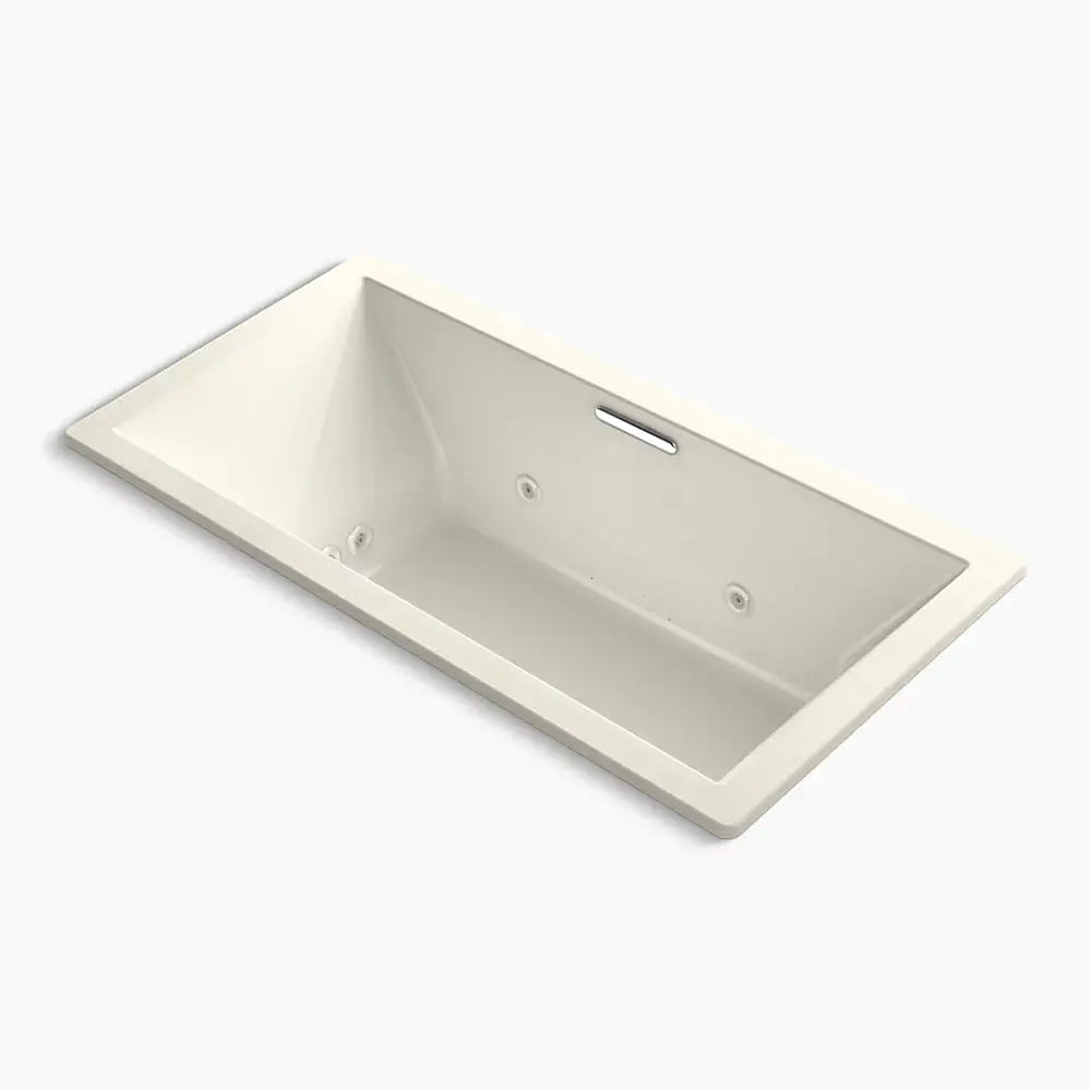 Kohler Underscore 72" x 36" drop-in Heated BubbleMassage air bath with whirlpool K-1835-XHGH-96 - Plumbing Market
