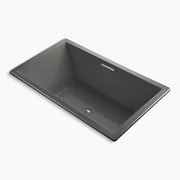 Kohler Underscore 72" x 42" drop-in Heated BubbleMassage air bath with Bask heated surface K-1174-GHW-58 - Plumbing Market