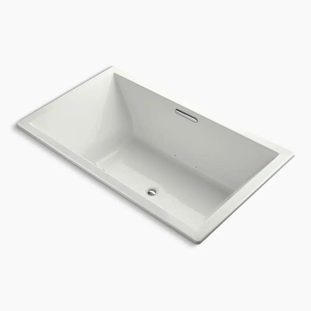Kohler Underscore 72" x 42" drop-in Heated BubbleMassage air bath with Bask heated surface K-1174-GHW-NY - Plumbing Market