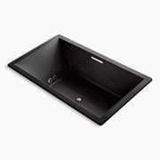 Kohler Underscore 72" x 42" drop-in Heated BubbleMassage air bath with whirlpool K-1174-XHGH-7 - Plumbing Market