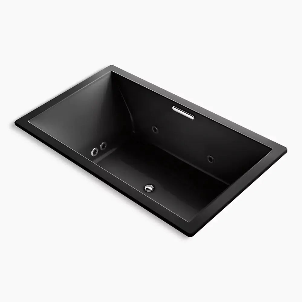 Kohler Underscore 72" x 42" drop-in Heated BubbleMassage air bath with whirlpool K-1174-XHGH-7 - Plumbing Market