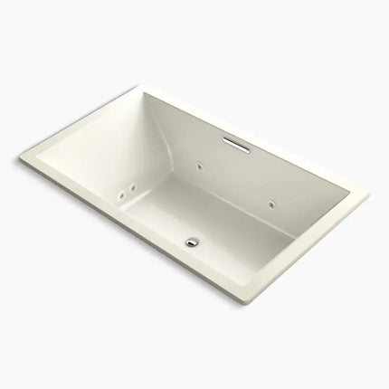 Kohler Underscore 72" x 42" drop-in Heated BubbleMassage air bath with whirlpool K-1174-XHGH-96 - Plumbing Market