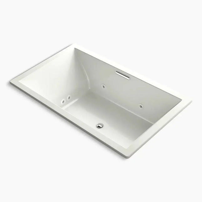 Kohler Underscore 72" x 42" drop-in Heated BubbleMassage air bath with whirlpool K-1174-XHGH-NY - Plumbing Market