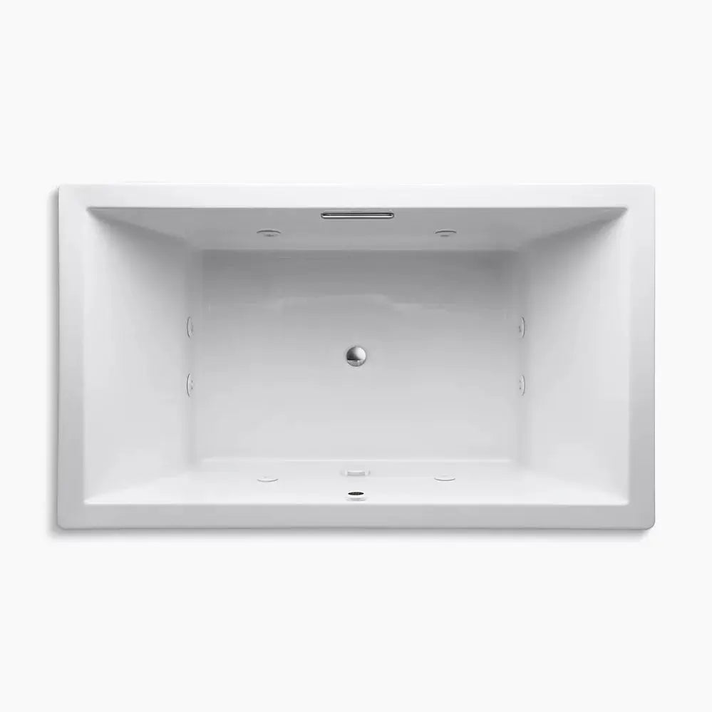 Kohler Underscore 72" x 42" drop-in heated whirlpool bath K-1174-JH-96 - Plumbing Market