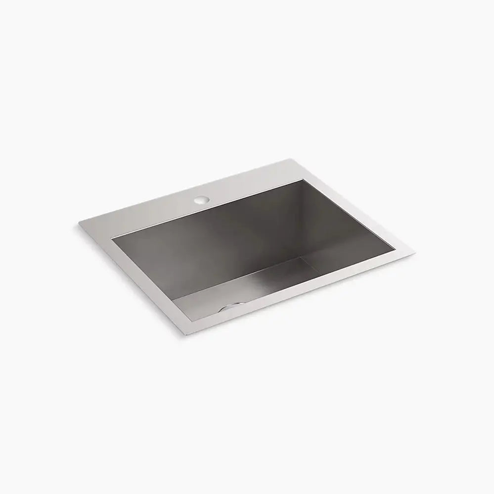 Kohler Vault 23" top-/undermount single-bowl kitchen sink K-80170-1-NA - Plumbing Market