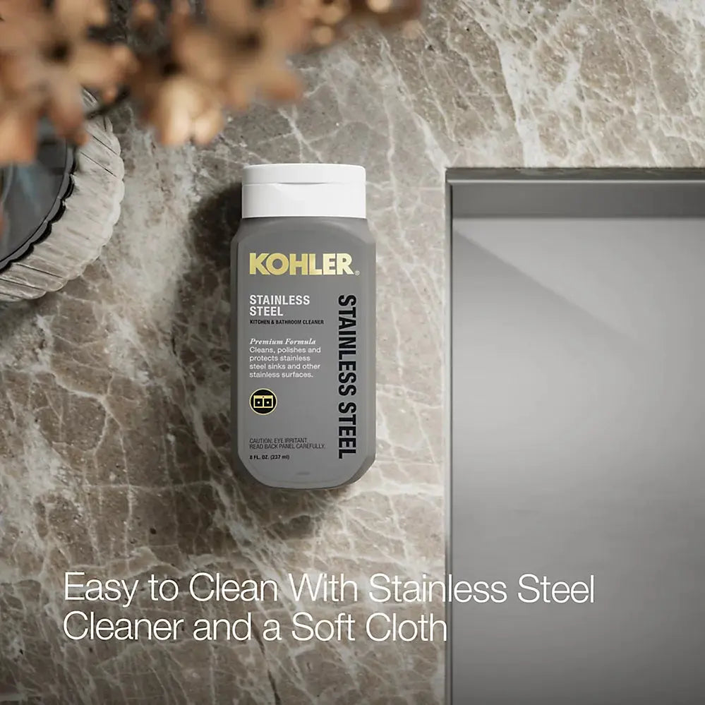 Kohler Vault 33" top-/undermount double-bowl kitchen sink K-3823-1-NA - Plumbing Market