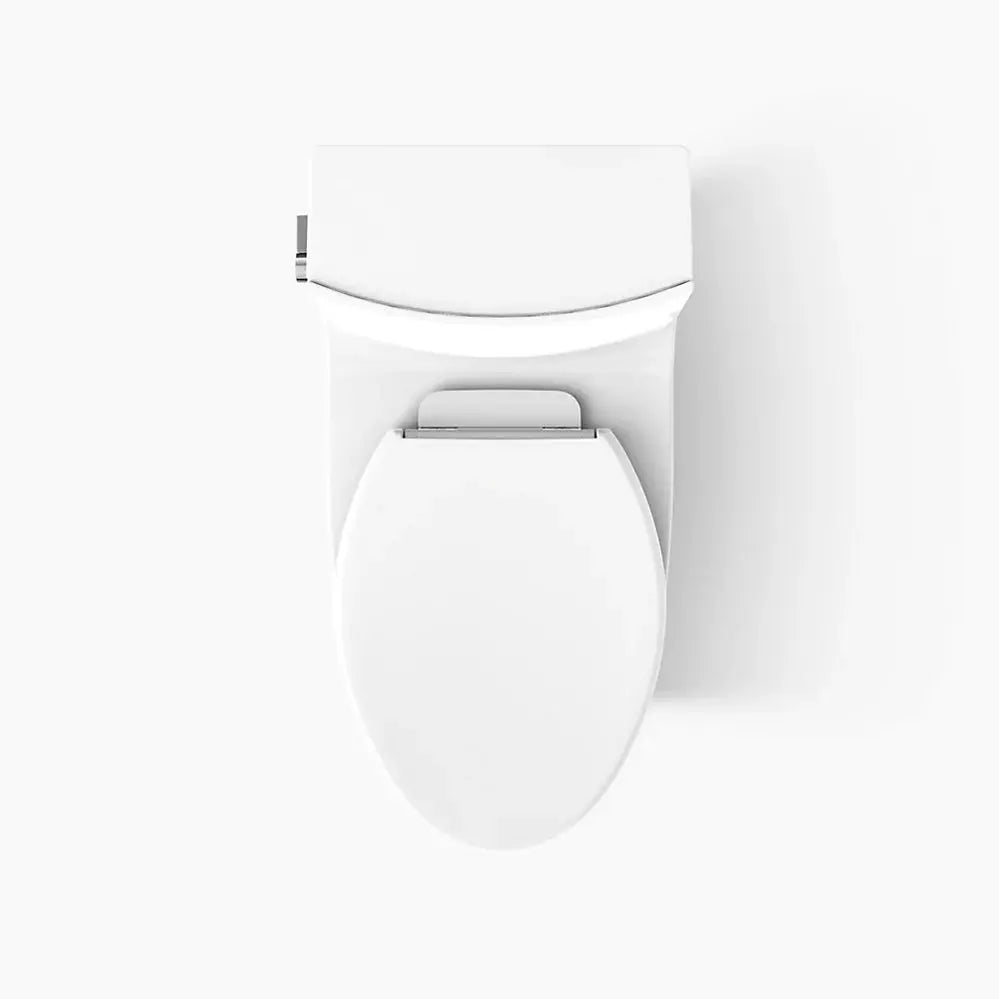 Kohler Veil One-piece elongated toilet with skirted trapway, dual-flush White - Plumbing Market