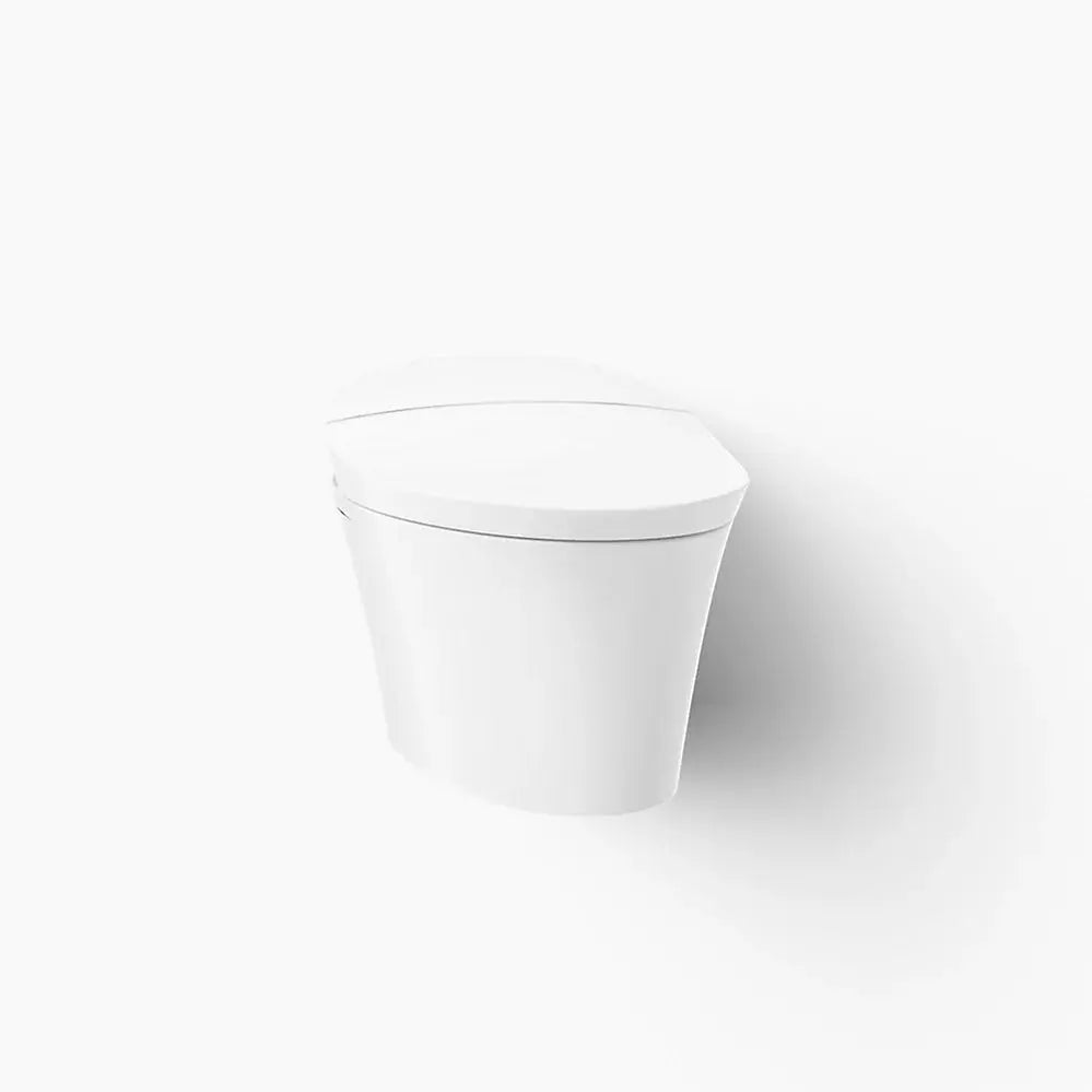 Kohler Veil One-piece wall-hung elongated smart toilet, dual-flush White - Plumbing Market