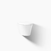 Kohler Veil Wall-hung compact elongated toilet, dual-flush white - Plumbing Market