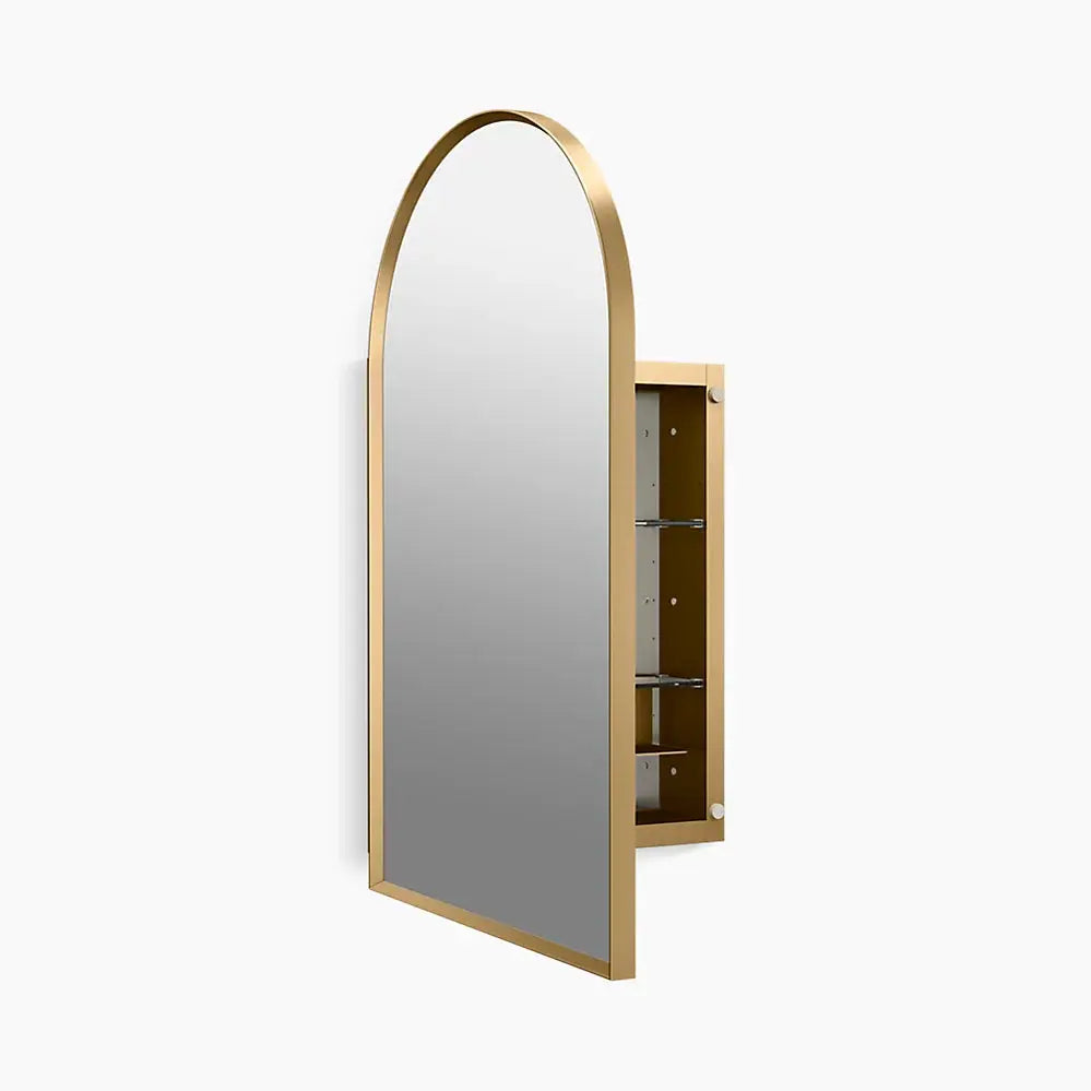 Kohler Verdera 20" x 34" Arched Framed Medicine Cabinet Left Hinged - Plumbing Market