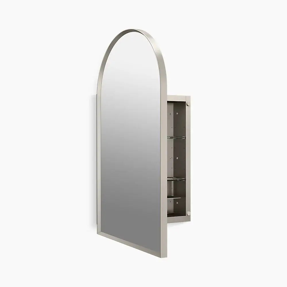 Kohler Verdera 20" x 34" Arched Framed Medicine Cabinet Left Hinged - Plumbing Market
