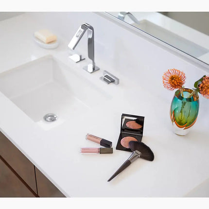 Kohler Verticyl 19-3/4" Rectangular Undermount Bathroom Sink in White - Plumbing Market