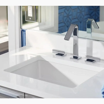 Kohler Verticyl 19-3/4" Rectangular Undermount Bathroom Sink in White - Plumbing Market