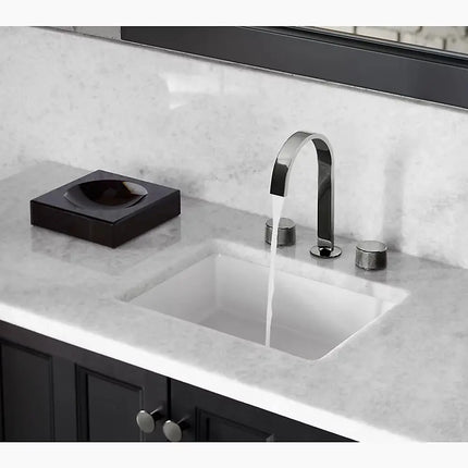 Kohler Verticyl 19-3/4" Rectangular Undermount Bathroom Sink in White - Plumbing Market