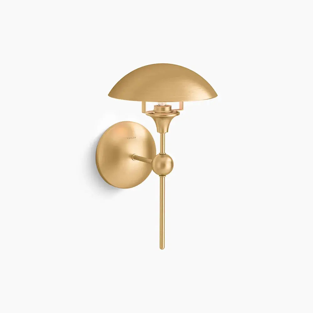 Kohler Vorleigh 1 Light Sconce 27944-SC01-2GL - Plumbing Market