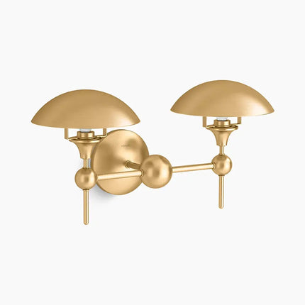 Kohler Vorleigh 2 Light Sconce 27945-SC02-2GL - Plumbing Market