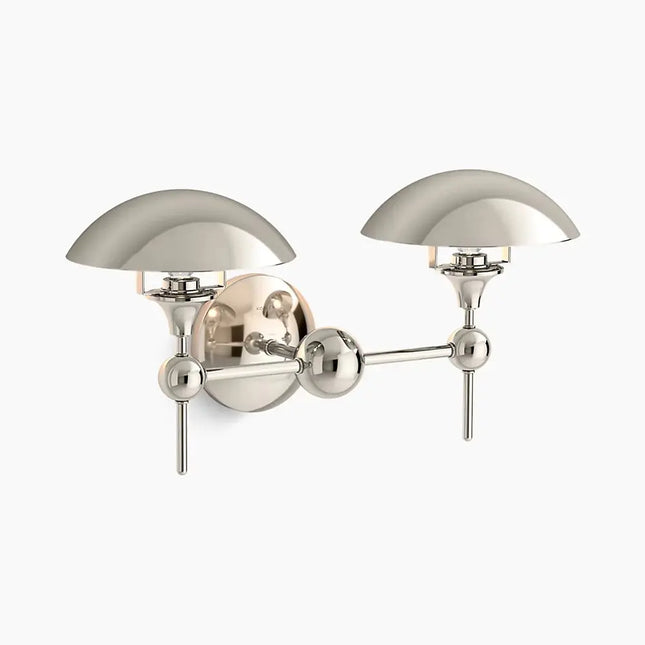 Kohler Vorleigh 2 Light Sconce 27945-SC02-SNL - Plumbing Market