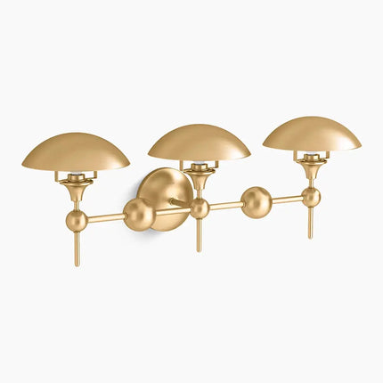 Kohler Vorleigh 3 Light Sconce 27946-SC03-2GL - Plumbing Market