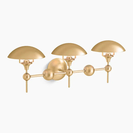 Kohler Vorleigh 3 Light Sconce 27946-SC03-2GL - Plumbing Market