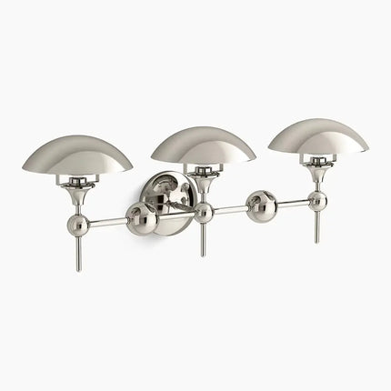 Kohler Vorleigh 3 Light Sconce 27946-SC03-SNL - Plumbing Market