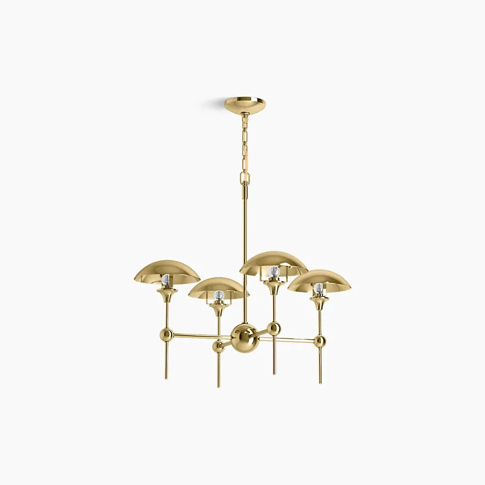 Kohler Vorleigh 4 Light Chandelier 27950-CH04-2PL - Plumbing Market