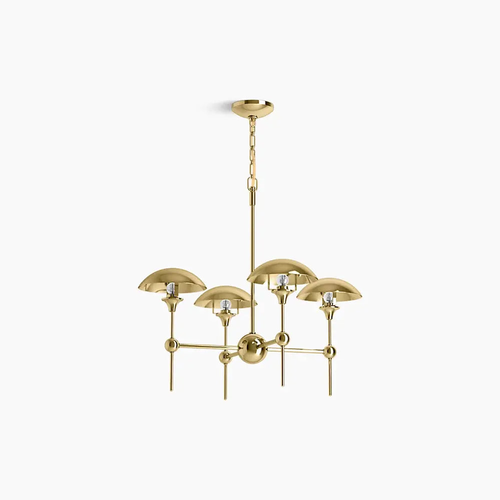 Kohler Vorleigh 4 Light Chandelier 27950-CH04-2PL - Plumbing Market