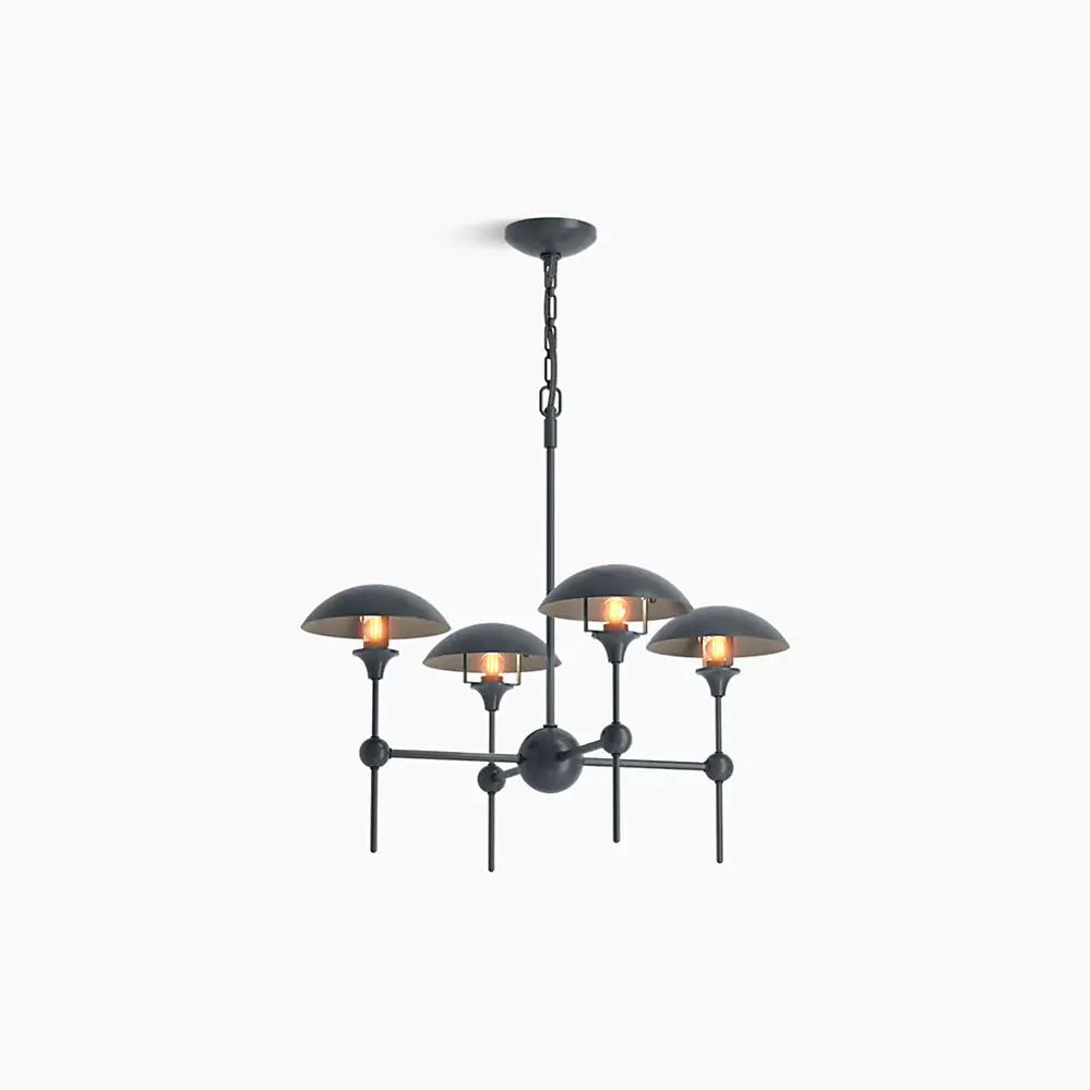 Kohler Vorleigh 4 Light Chandelier 27950-CH04-GNL - Plumbing Market