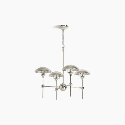 Kohler Vorleigh 4 Light Chandelier 27950-CH04-SNL - Plumbing Market