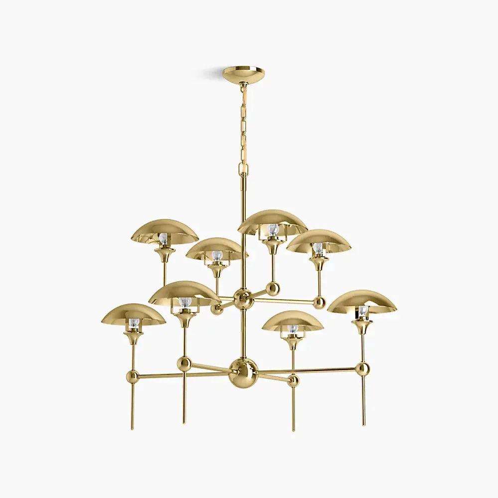 Kohler Vorleigh 8 Light Chandelier 27951-CH08-2PL - Plumbing Market