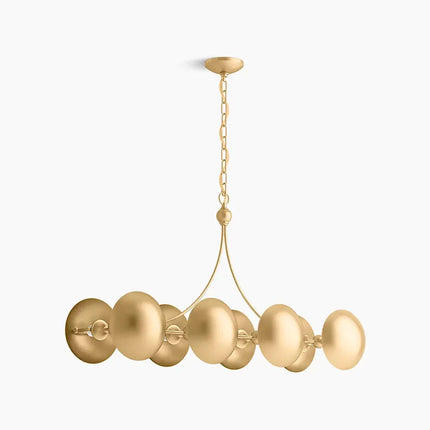 Kohler Vorleigh 8 Light Linear Chandelier 27949-CH08-2GL - Plumbing Market