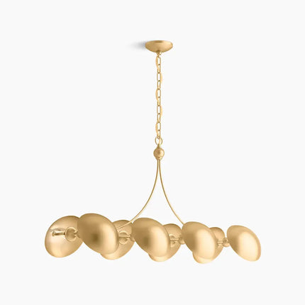 Kohler Vorleigh 8 Light Linear Chandelier 27949-CH08-2GL - Plumbing Market