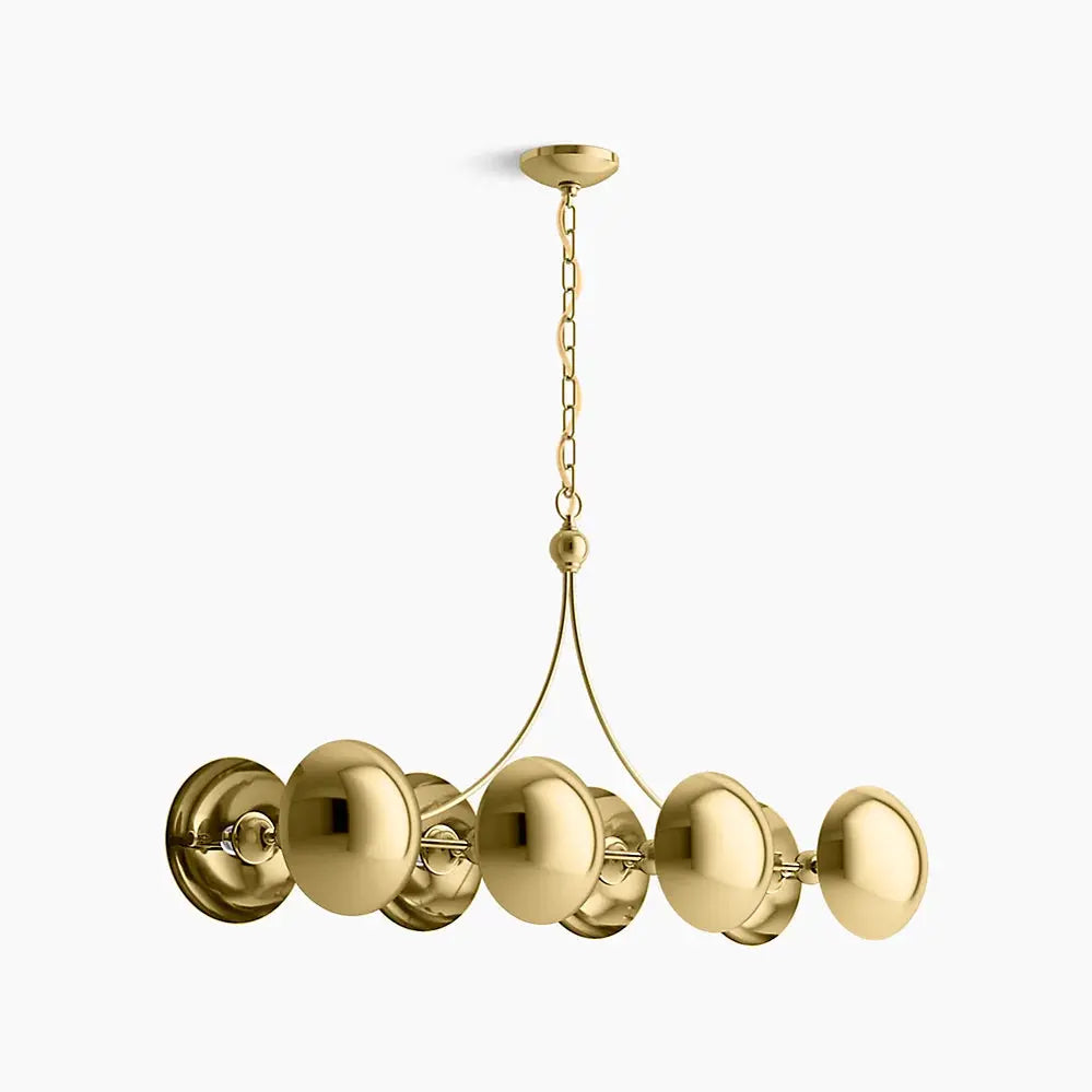 Kohler Vorleigh 8 Light Linear Chandelier 27949-CH08-2PL - Plumbing Market