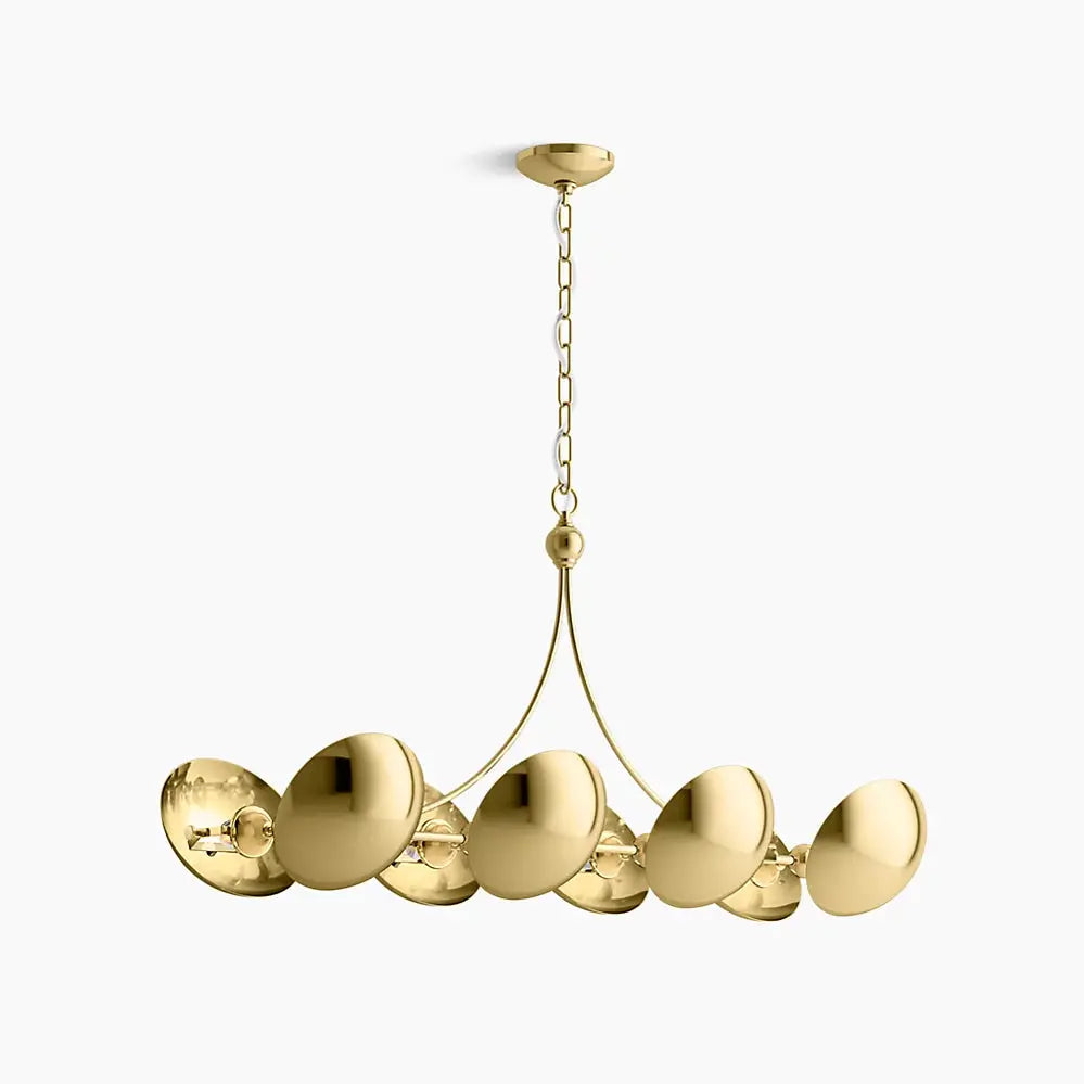 Kohler Vorleigh 8 Light Linear Chandelier 27949-CH08-2PL - Plumbing Market