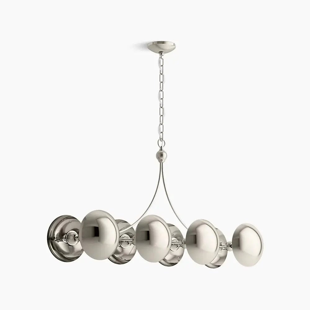 Kohler Vorleigh 8 Light Linear Chandelier 27949-CH08-SNL - Plumbing Market
