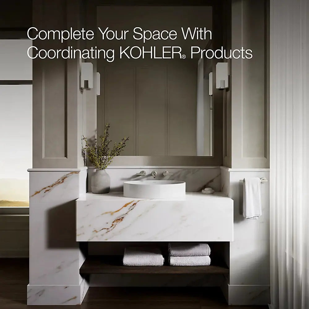 Kohler Vox 20" oval vessel bathroom sink white - Plumbing Market