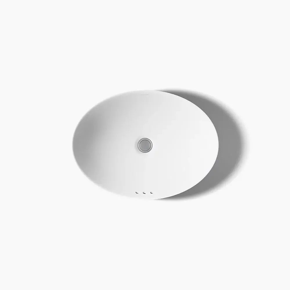 Kohler Vox 20" oval vessel bathroom sink white - Plumbing Market